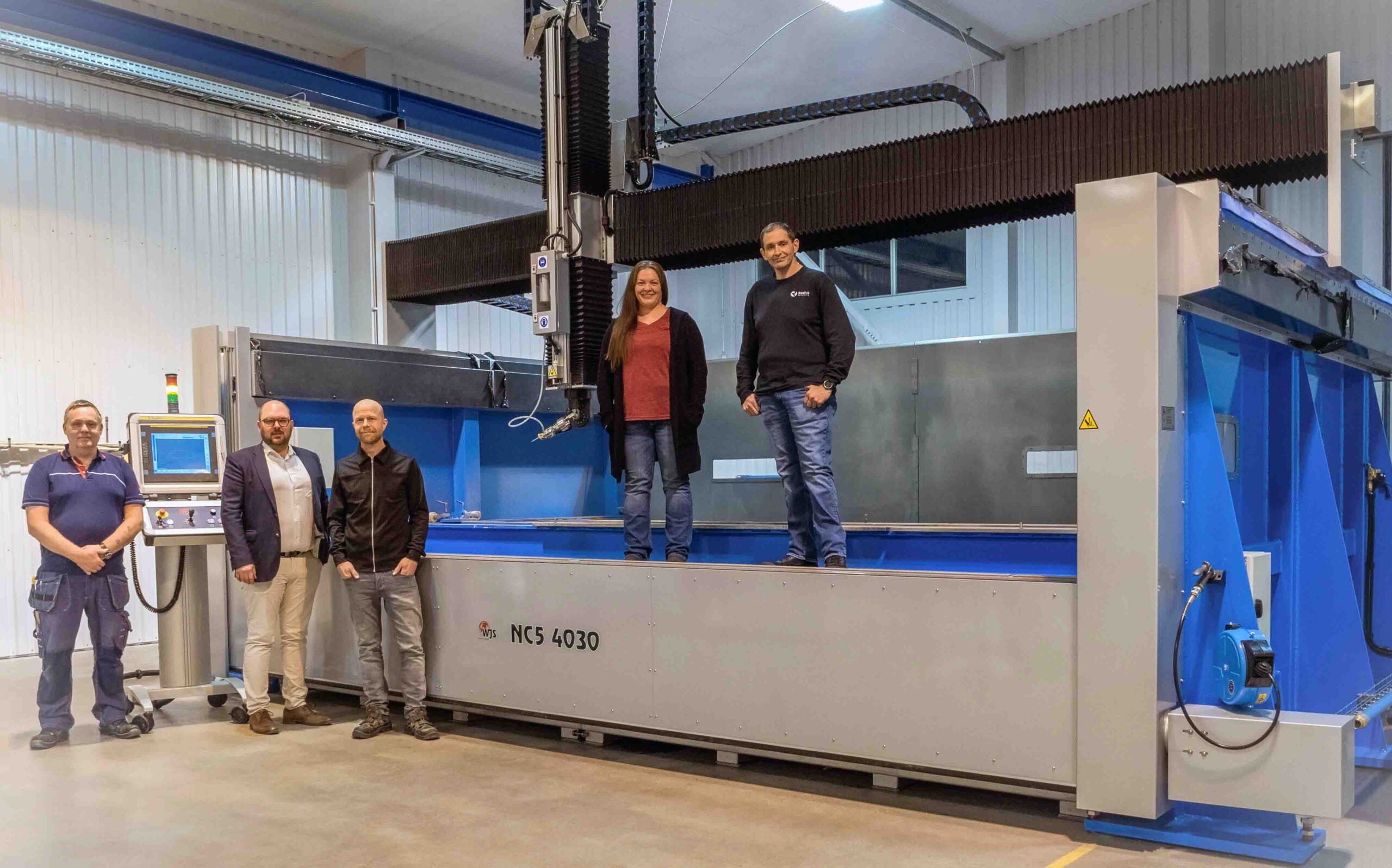 Mission Completed! A full-size 3D Waterjet to Radius Aerospace.